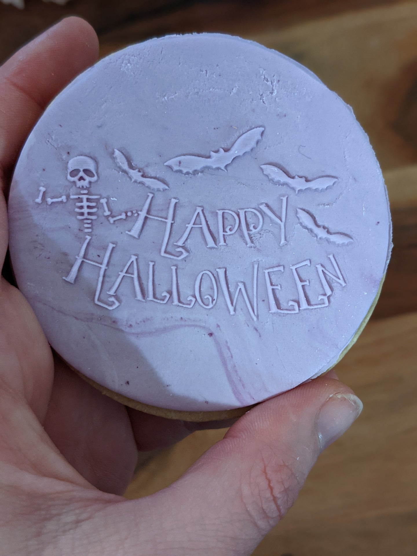 Happy Halloween Fondant debosser
