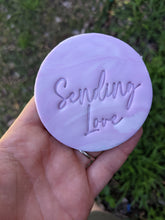 Load image into Gallery viewer, Sending Love Fondant debosser
