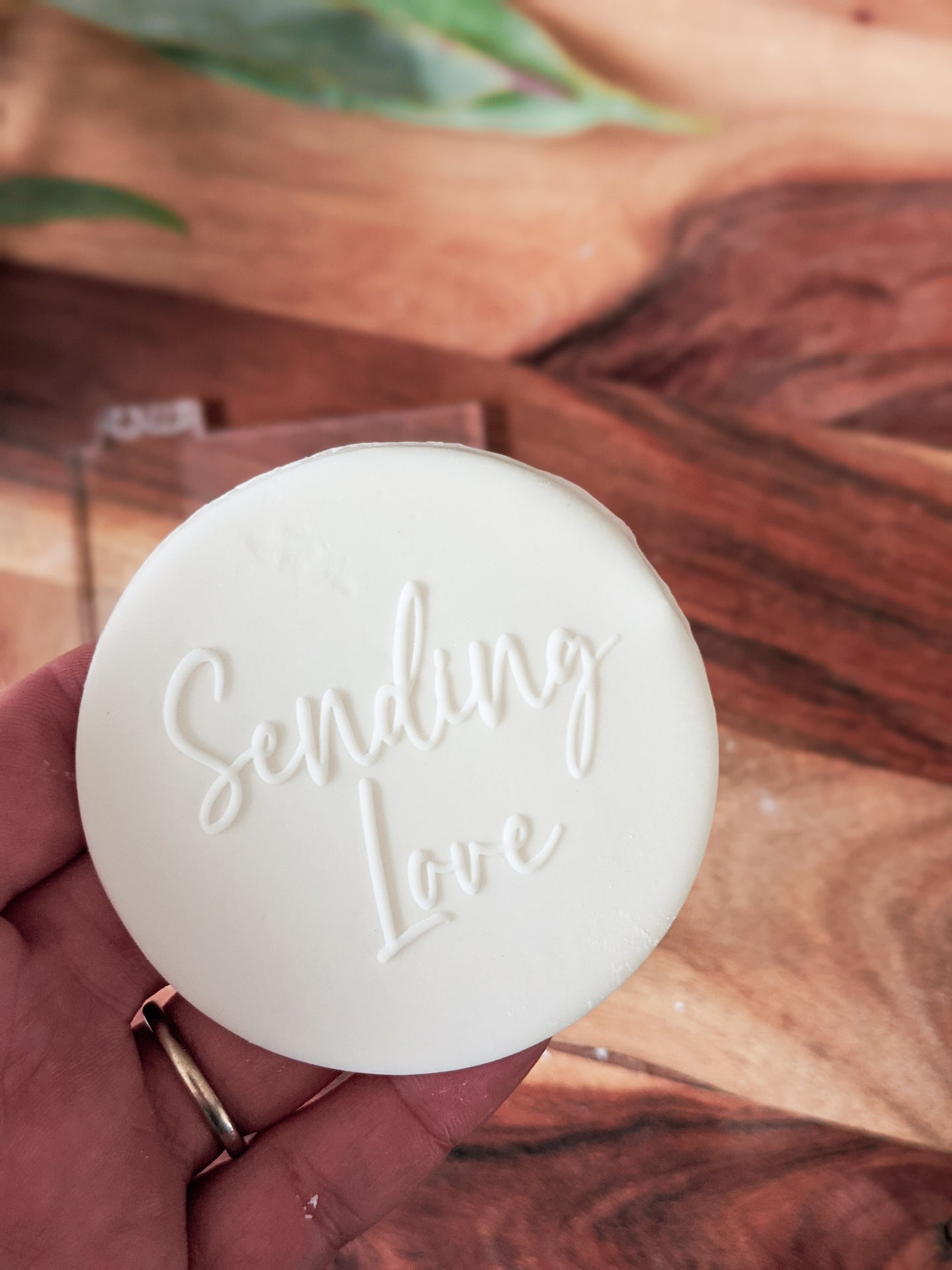 Sending Love Fondant debosser