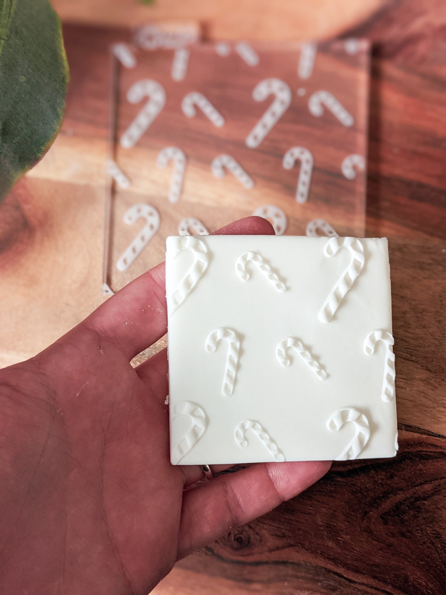 Candy Cane Pattern Fondant debosser
