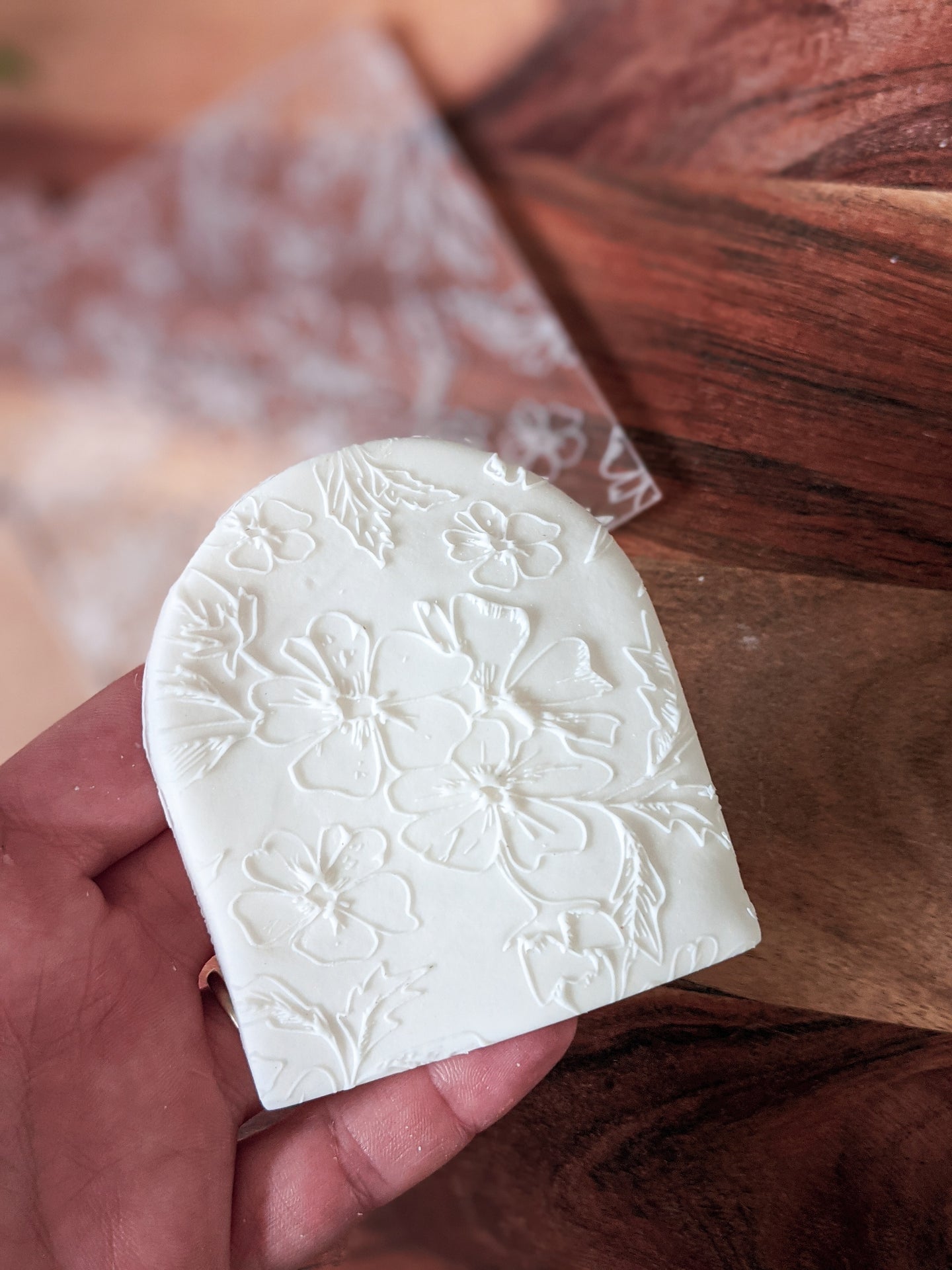 Floral Pattern Fondant debosser