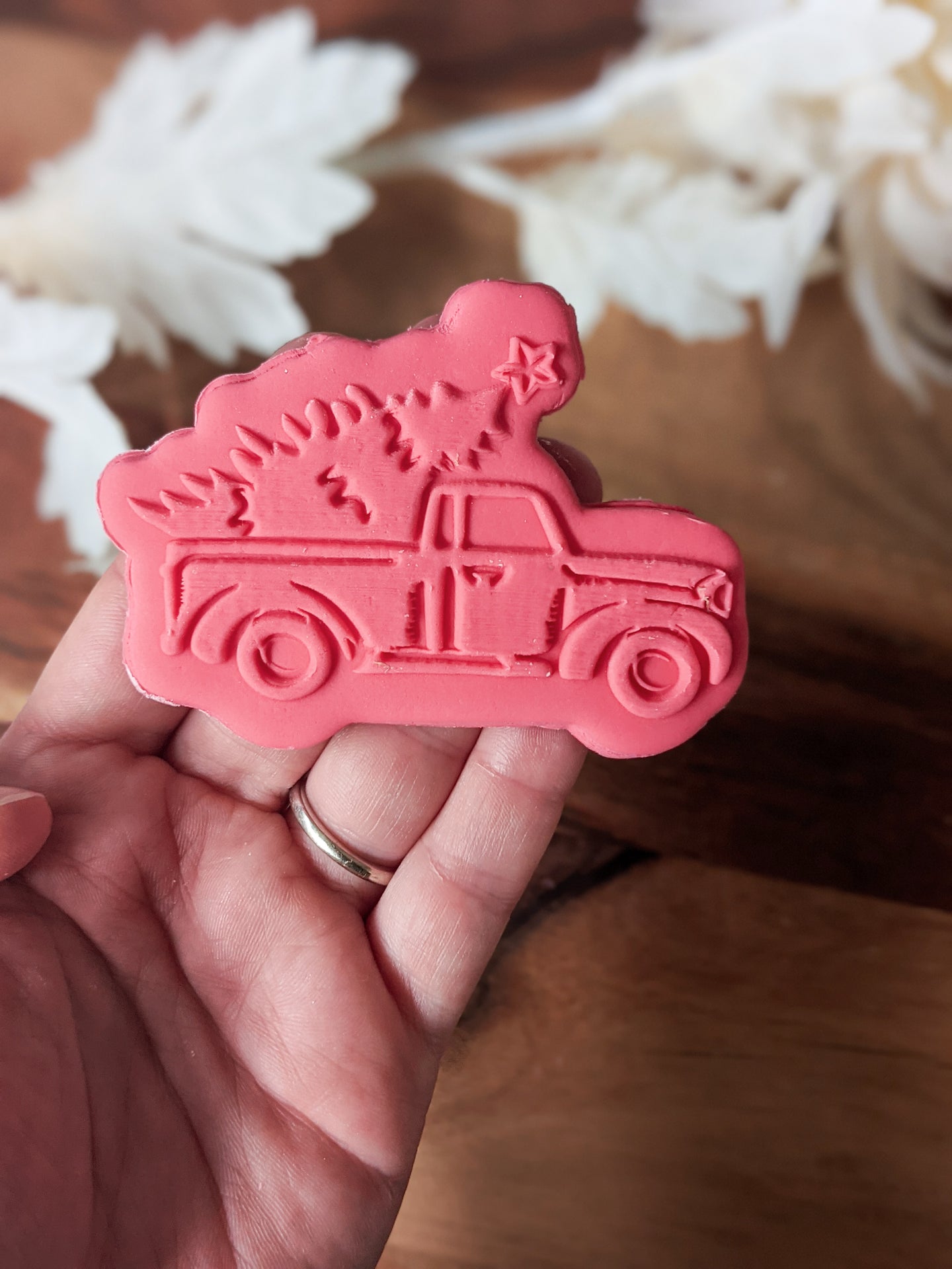 Christmas Truck debosser and cutter