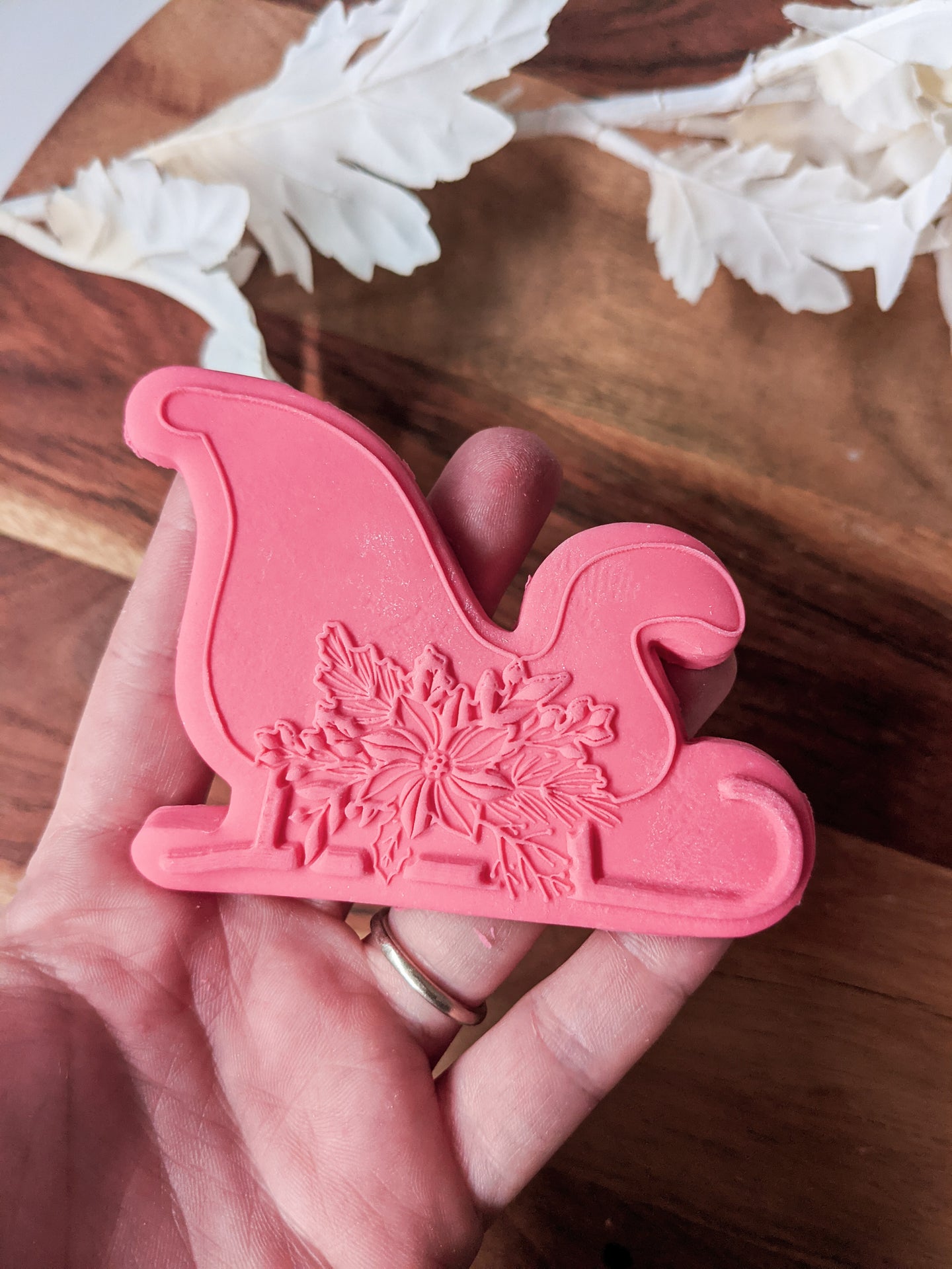 Floral Sleigh debosser and cutter