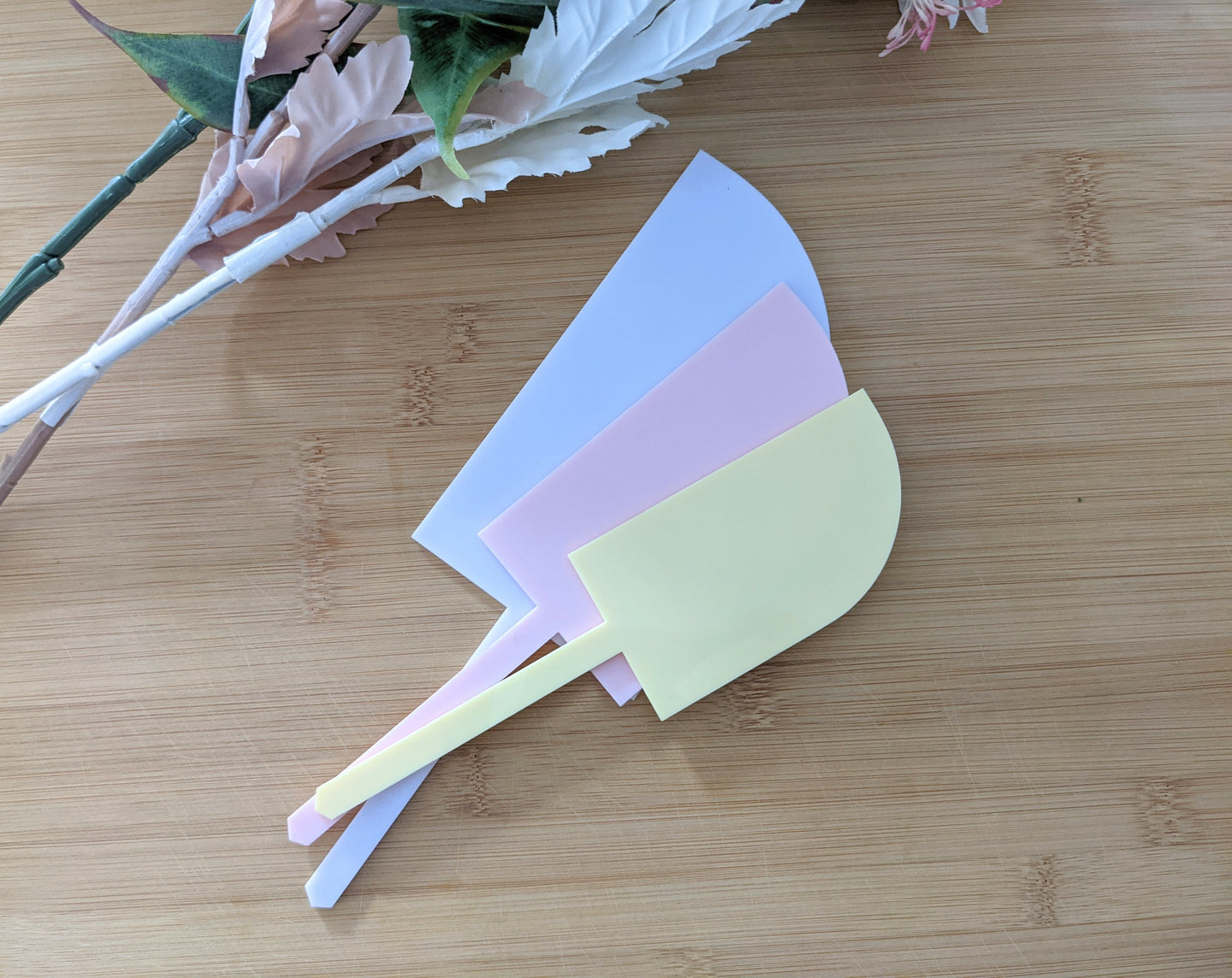Acrylic Half Arch Blank Cake Topper - 12cm
