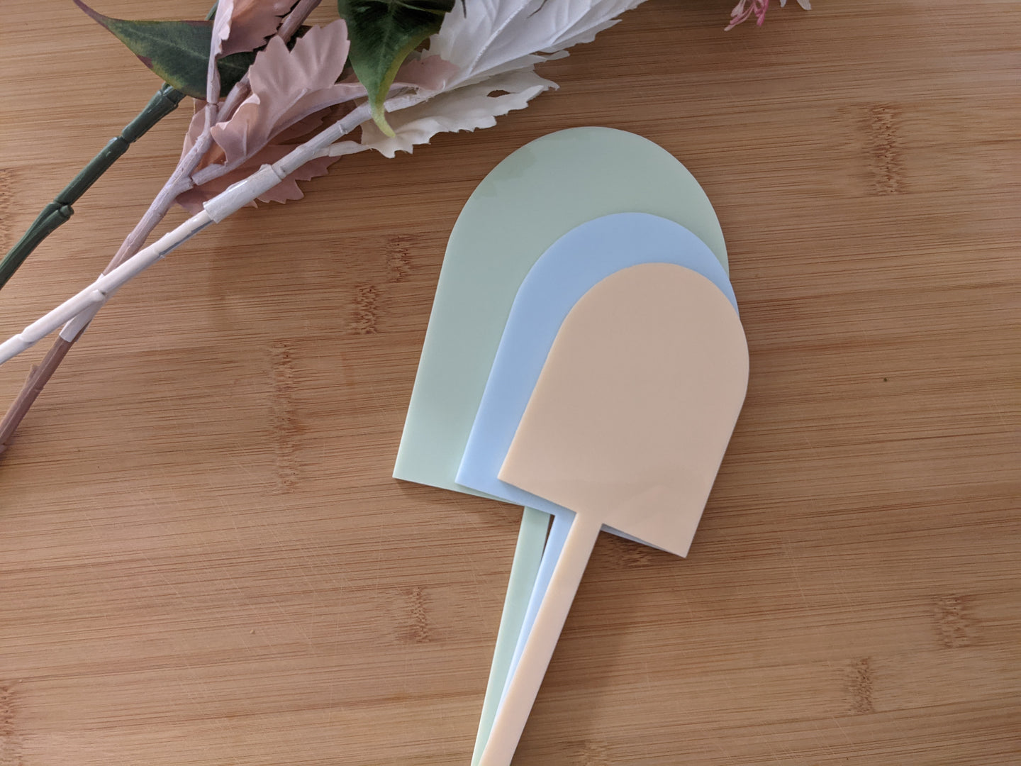 Acrylic Arch Blank Cake Topper - 15cm