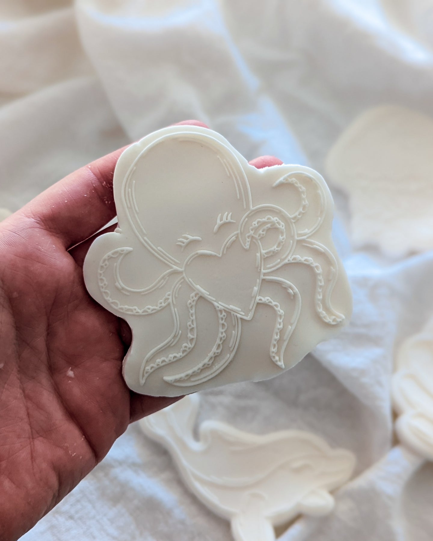 Octopus Fondant debosser and cutter