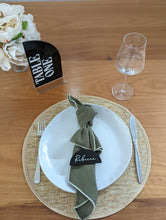 Load image into Gallery viewer, Half Circle Acrylic Name Placecards
