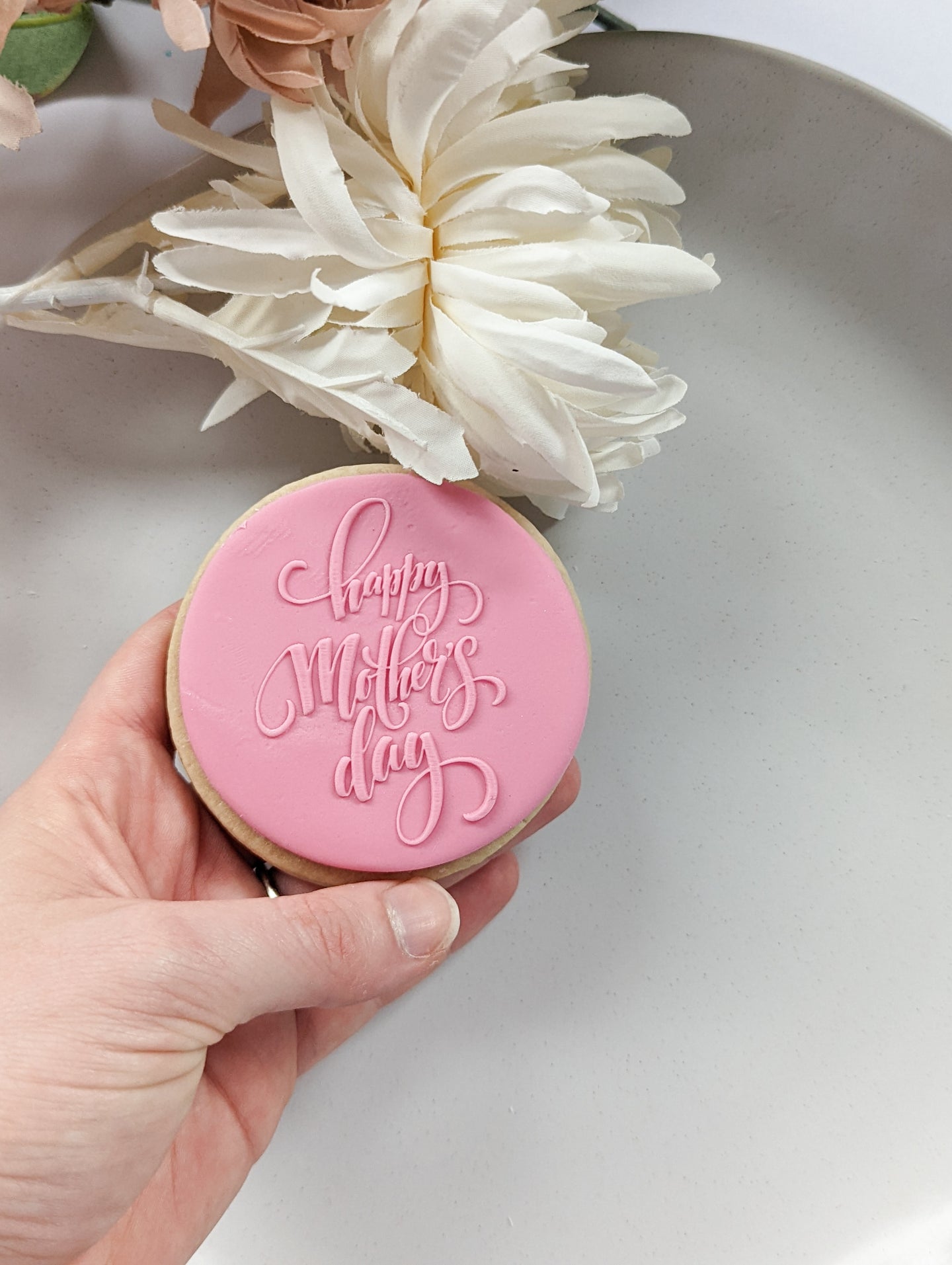 Happy Mothers Day Fondant debosser