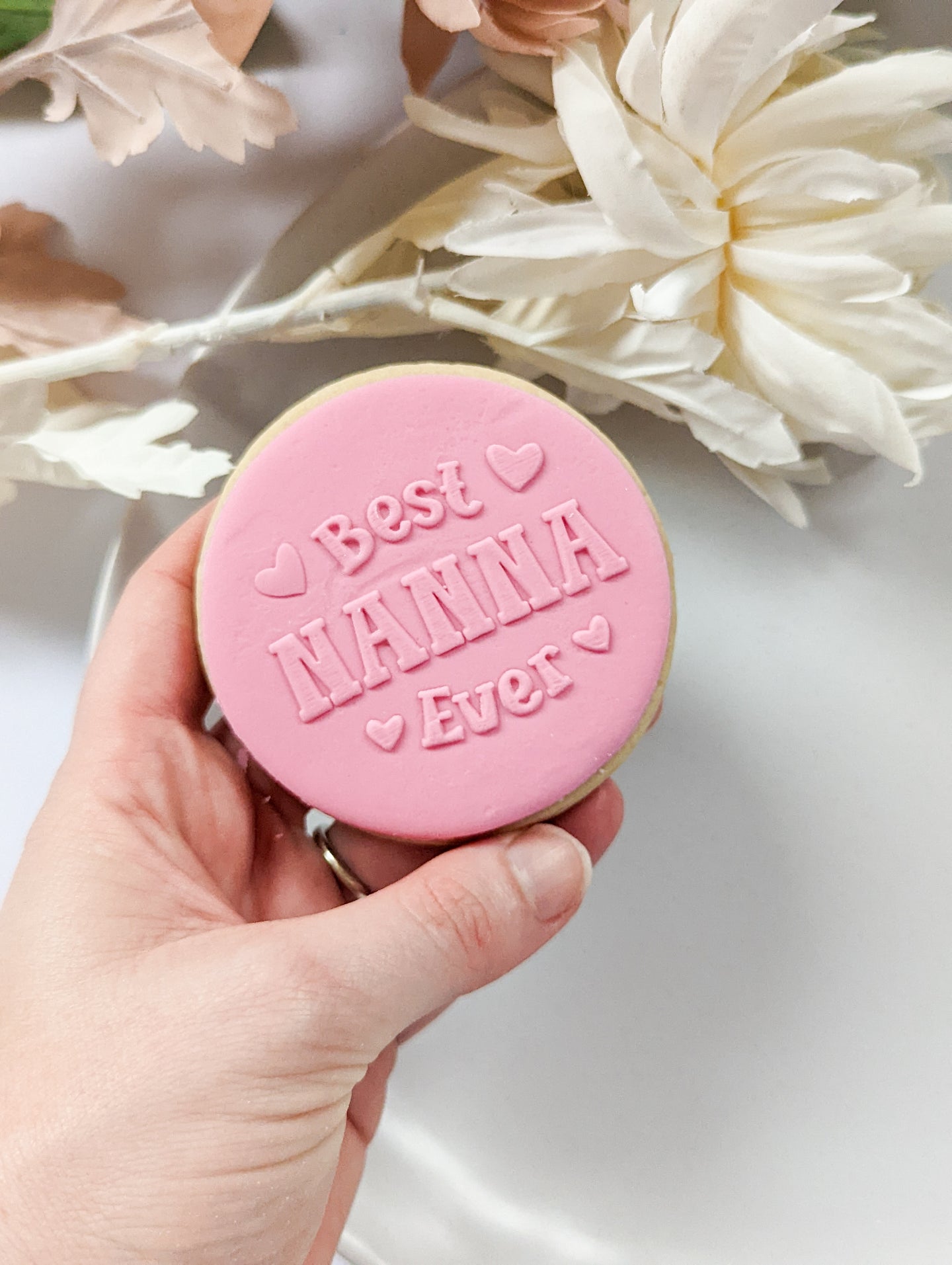 Best Nanna Ever Fondant debosser