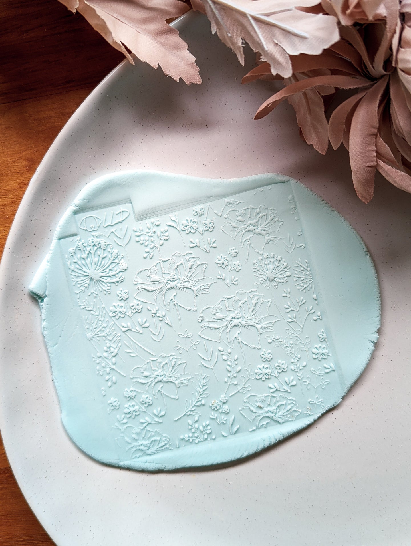 Floral Pattern Fondant Debosser