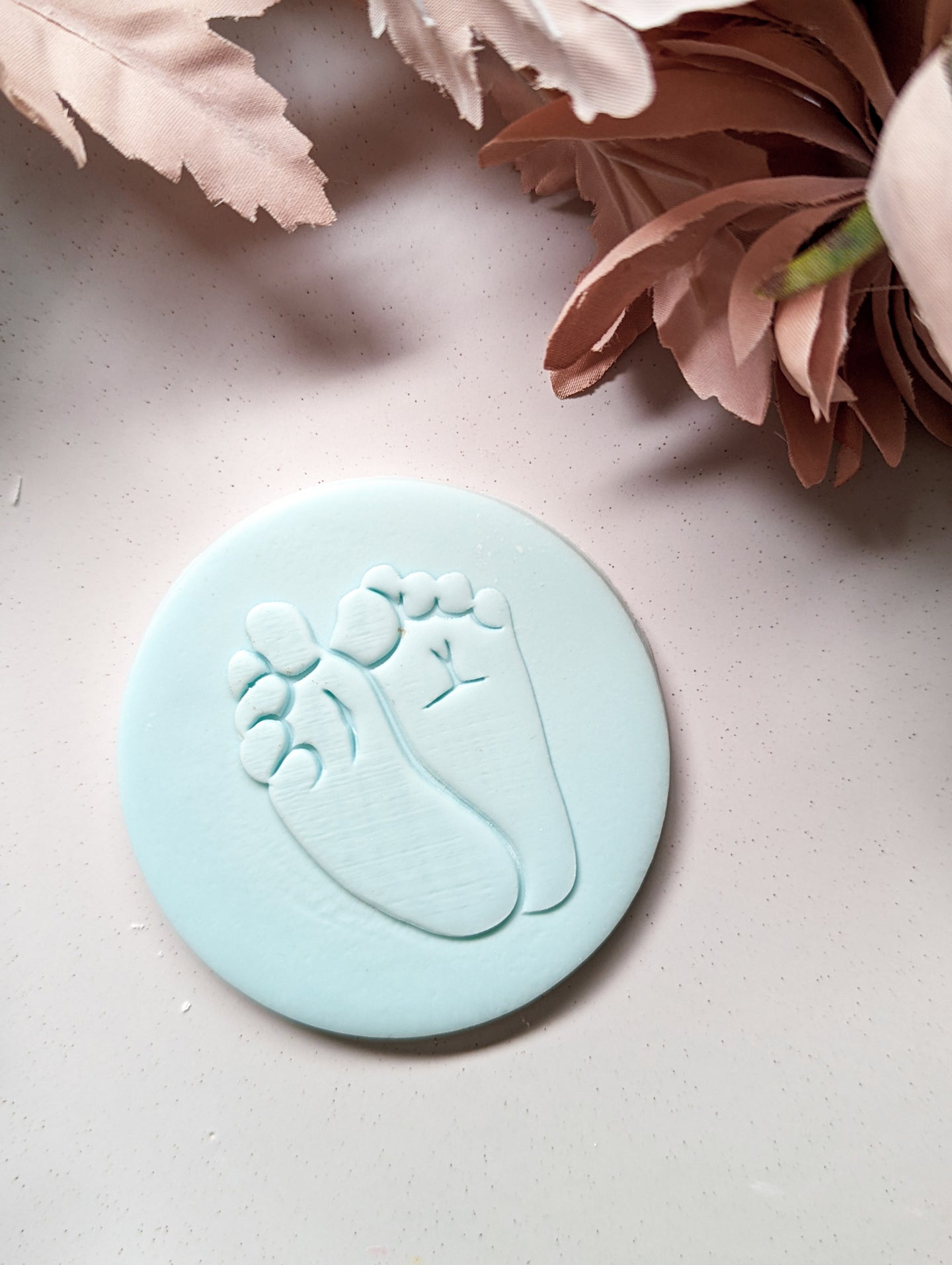 Baby Feet Fondant debosser