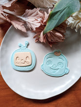 Load image into Gallery viewer, Cocomelon and JJ Cookie Cutter
