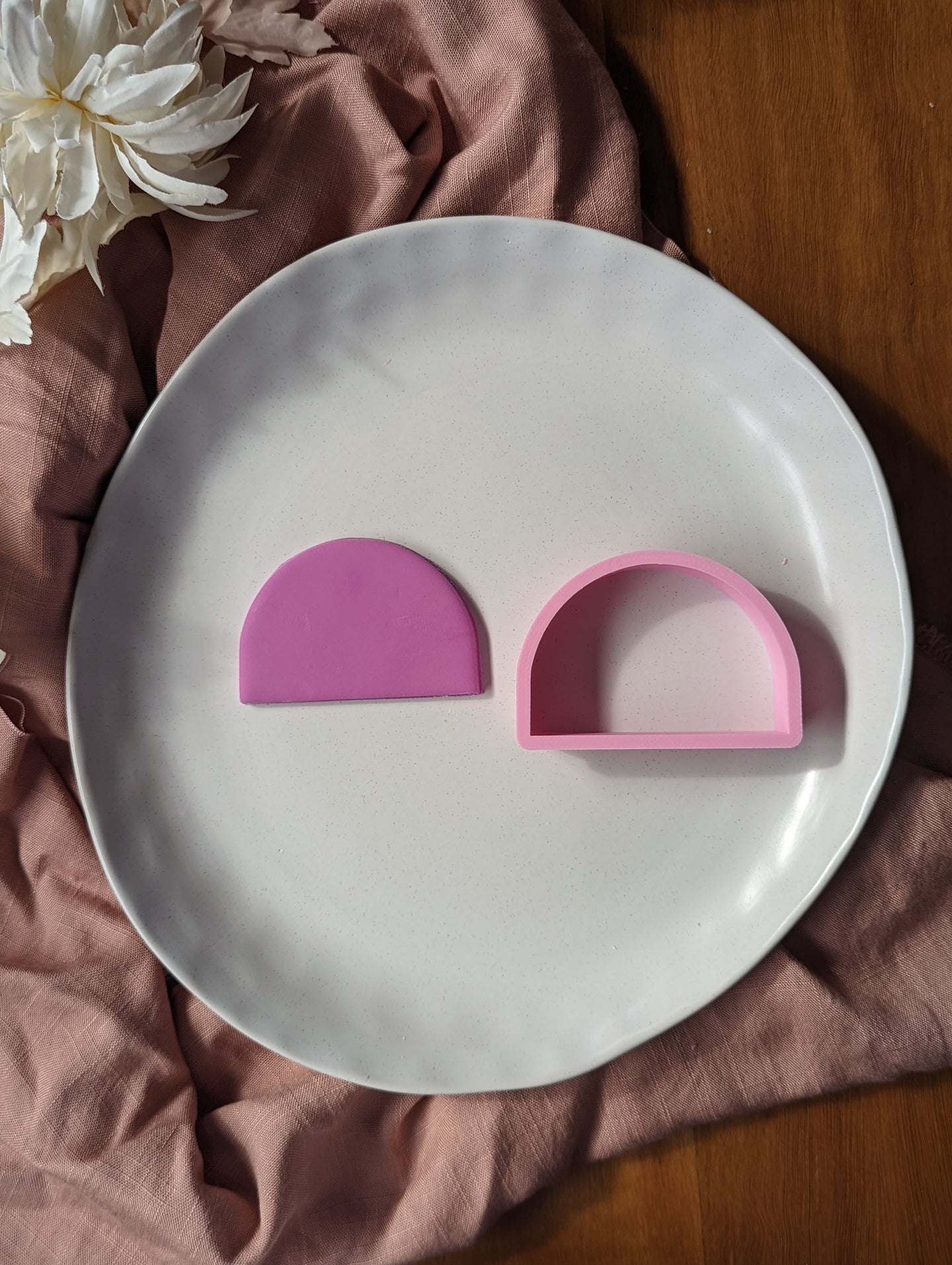 Half circle Cookie Cutter