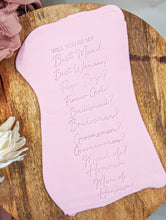 Load image into Gallery viewer, Single Word Embossers - CURSIVE FONT - Acrylic Pad holder option
