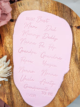 Load image into Gallery viewer, Single Word Embossers - CURSIVE FONT - Acrylic Pad holder option
