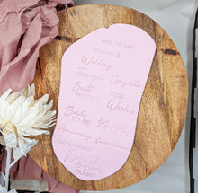 Load image into Gallery viewer, Single Word Embossers - CURSIVE FONT - Acrylic Pad holder option
