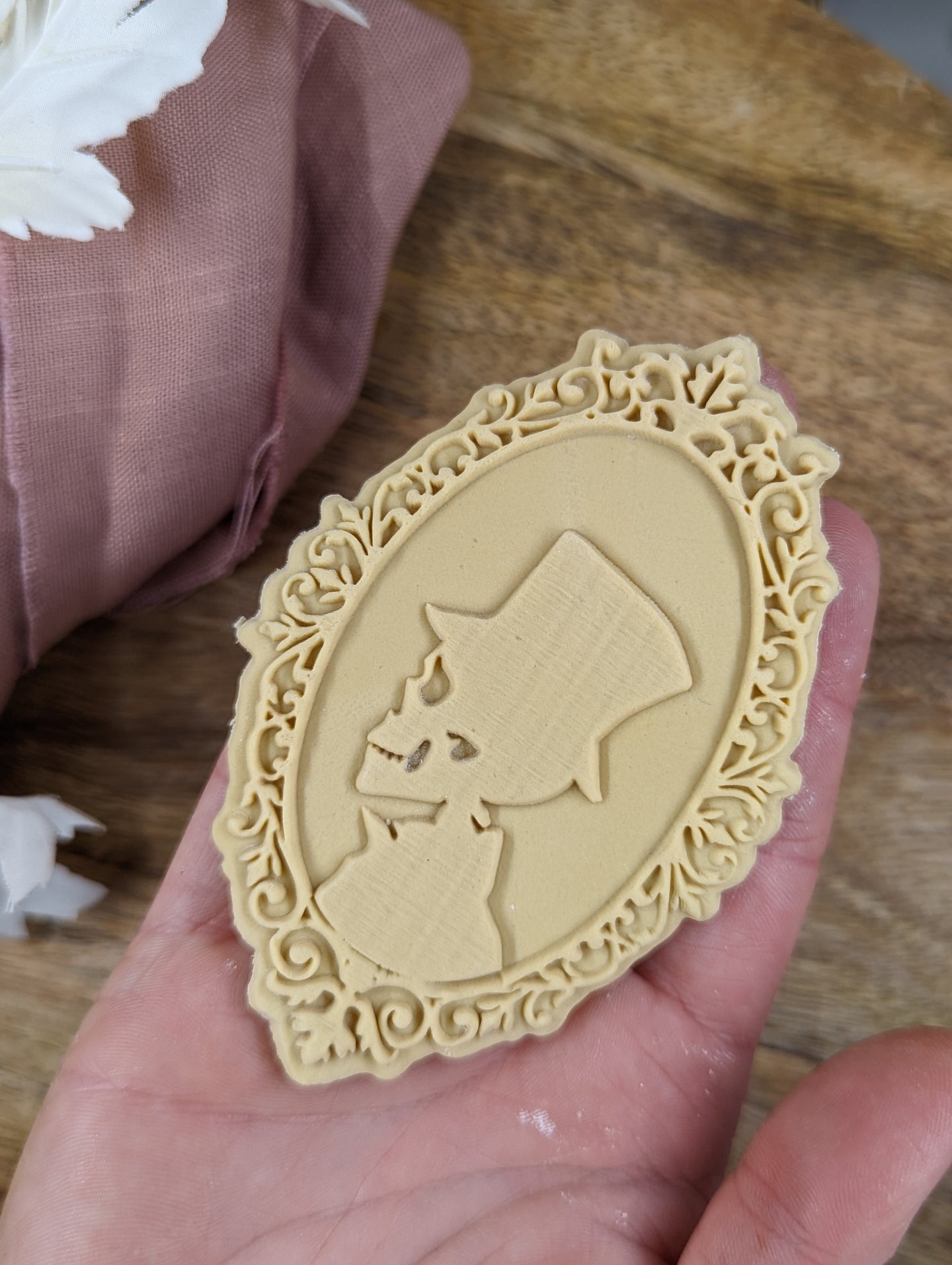 Vintage Skull frame debosser and Cutter