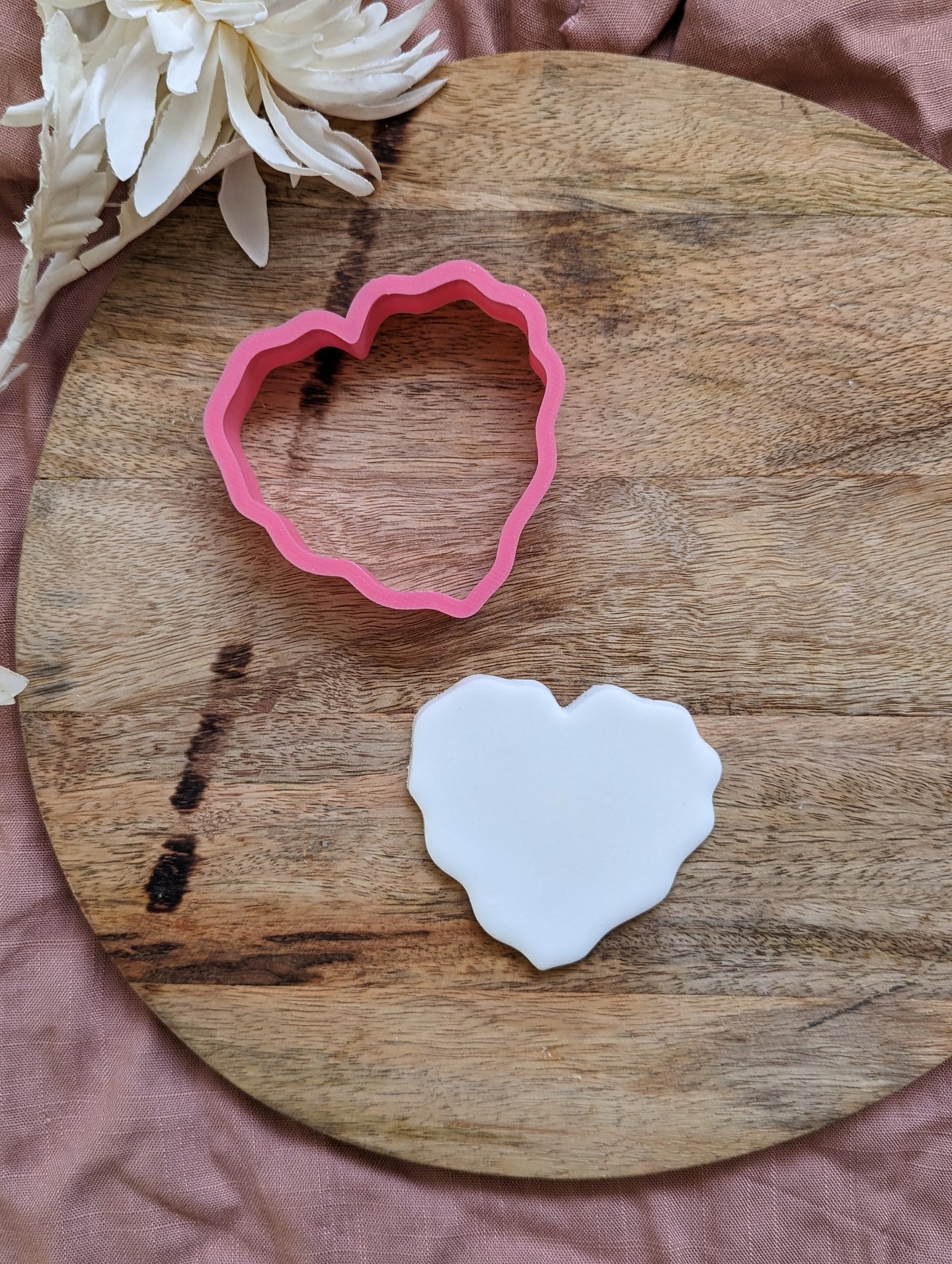 Wavy Heart Cookie Cutter