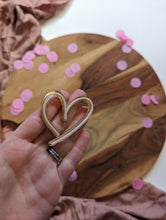 Load image into Gallery viewer, Double Layer Heart Cupcake Toppers
