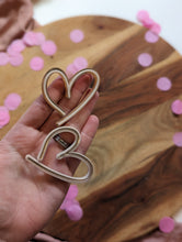 Load image into Gallery viewer, Double Layer Heart Cupcake Toppers
