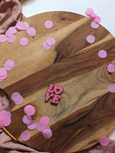Load image into Gallery viewer, Double Layer LOVE Cupcake toppers
