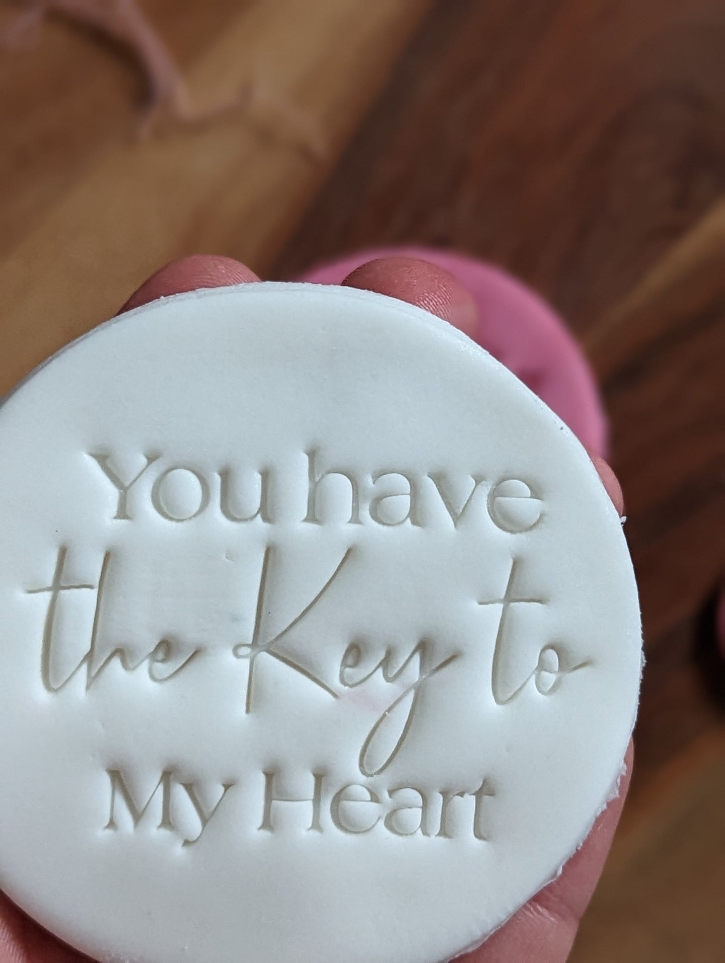 You have the Key to my heart embosser