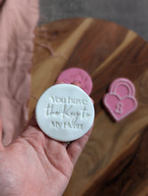Load image into Gallery viewer, You have the Key to my heart embosser
