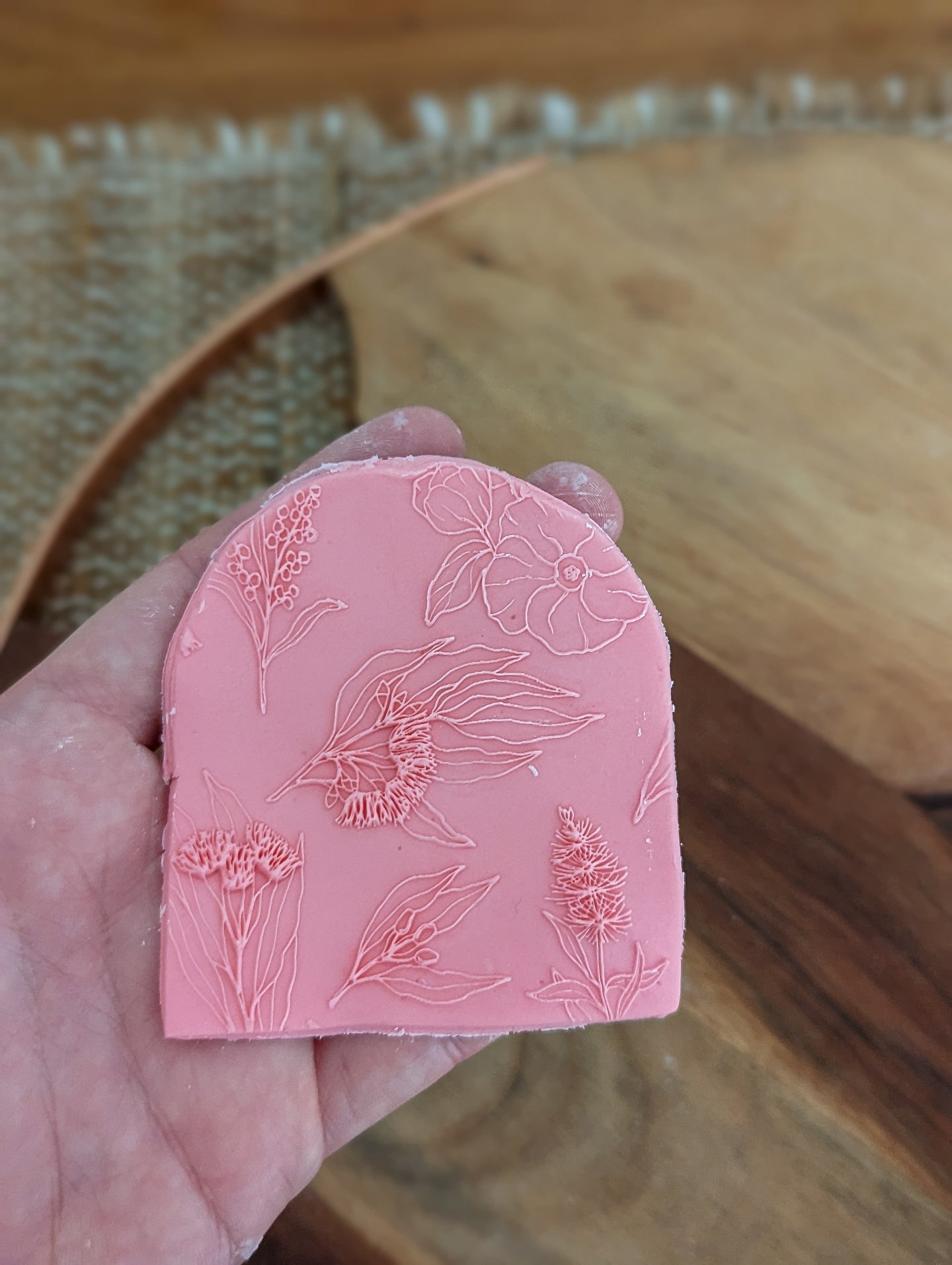 Floral Pattern Fondant debosser
