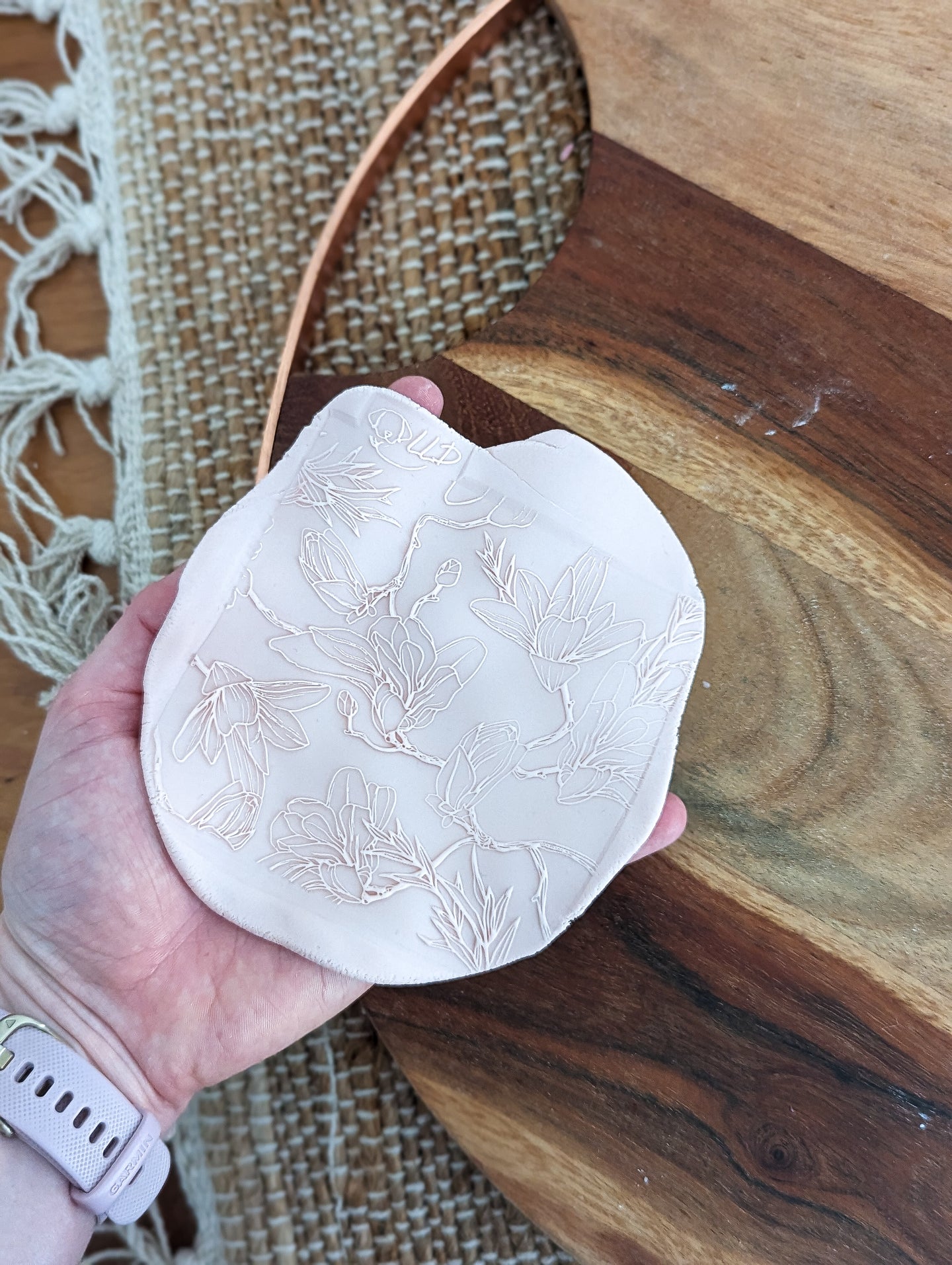 Floral Pattern Fondant debosser