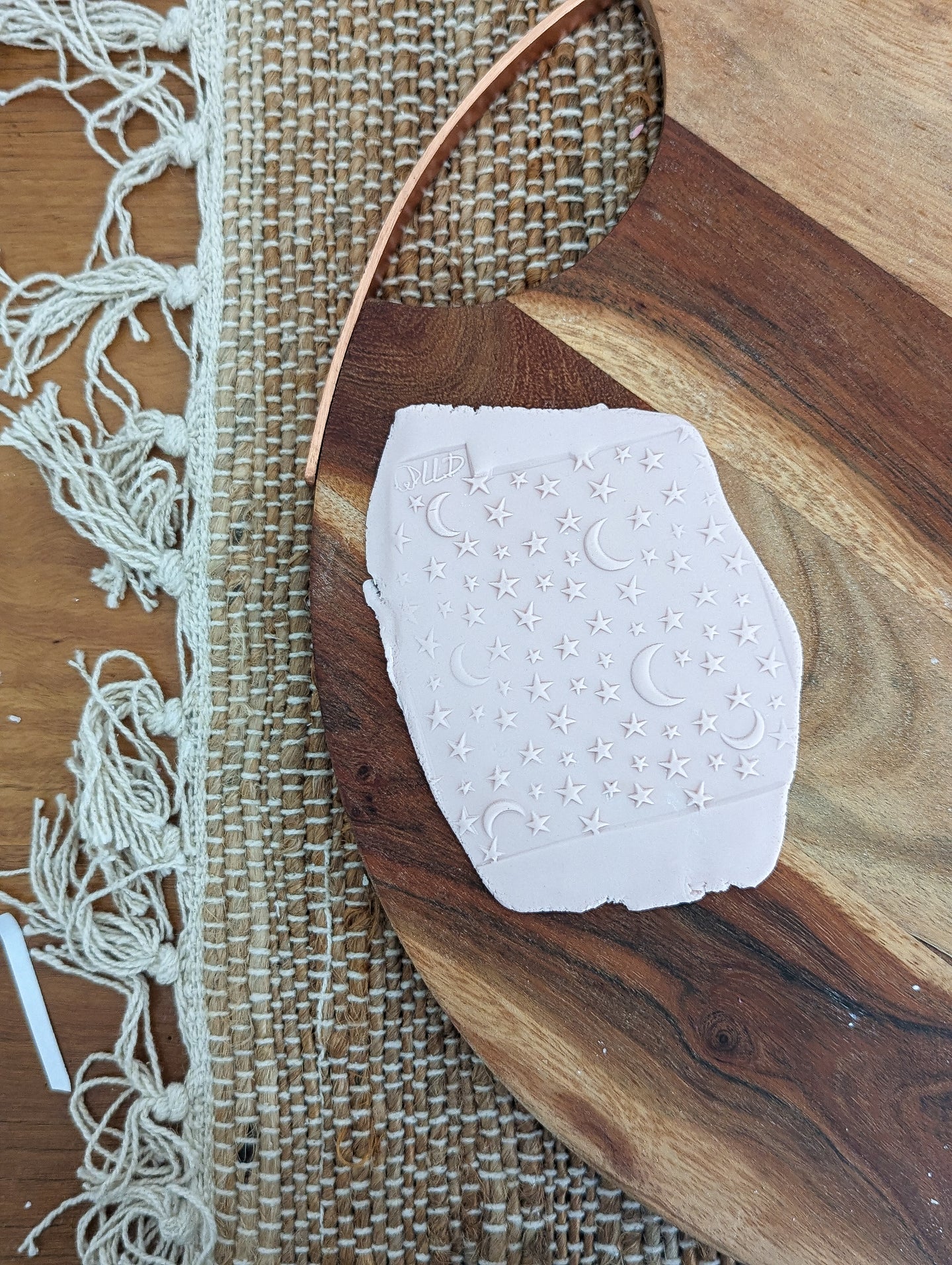 Moon & Stars Pattern Fondant debosser