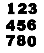 Load image into Gallery viewer, Numbers cookie cutters
