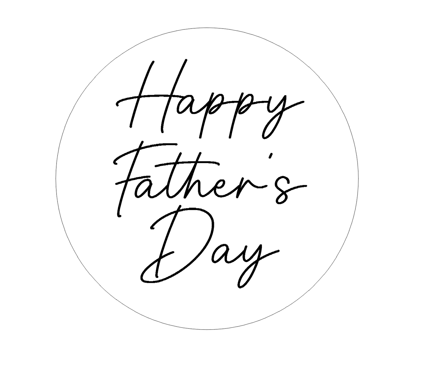 Happy Fathers Day Embosser