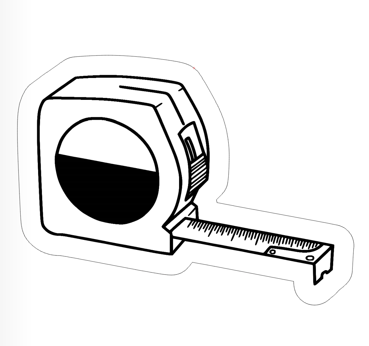 Measuring tape debosser and Cutter
