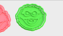 Load image into Gallery viewer, Sesame street Cookie cutter and embosser

