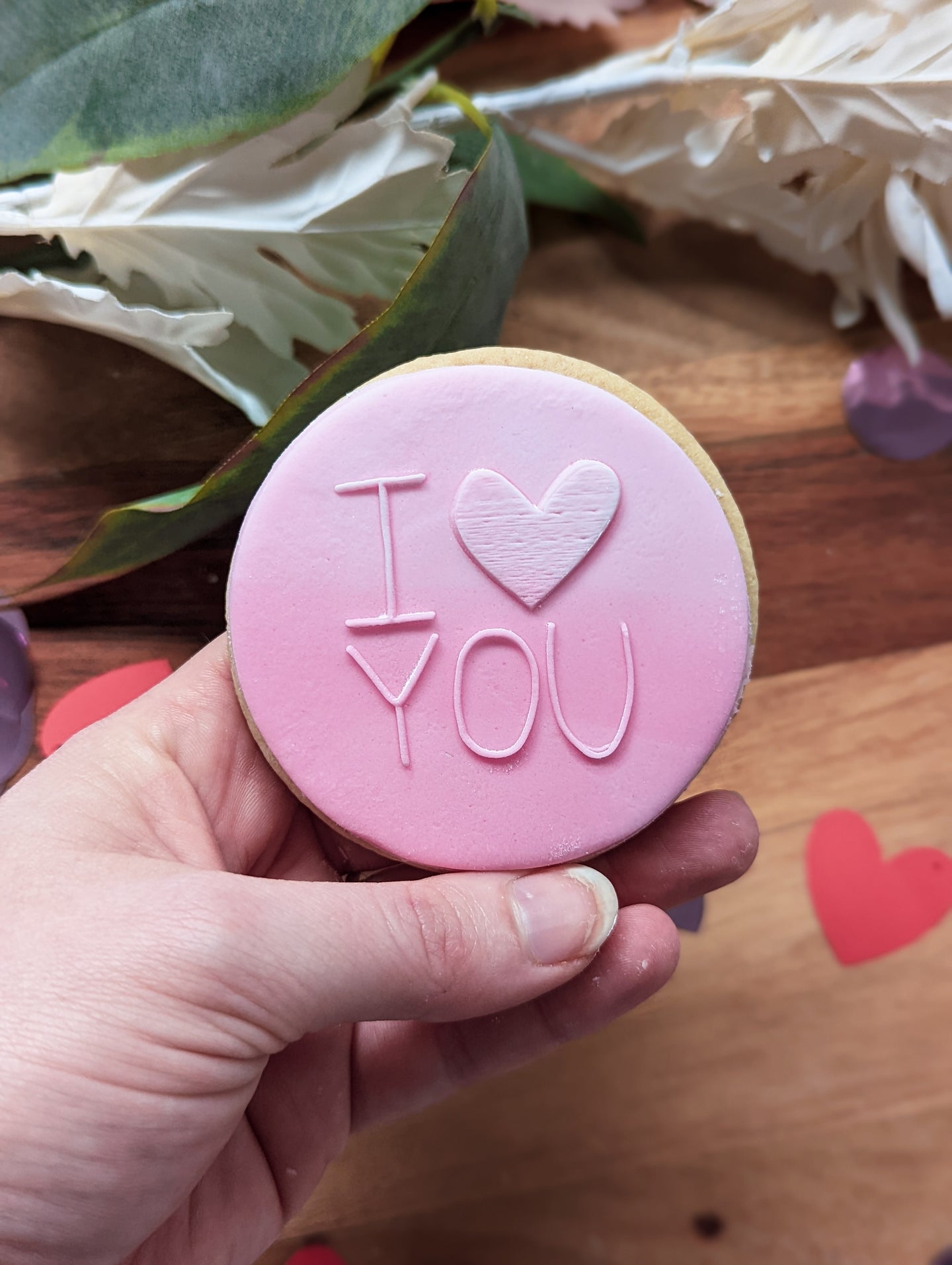 I love you Fondant debosser