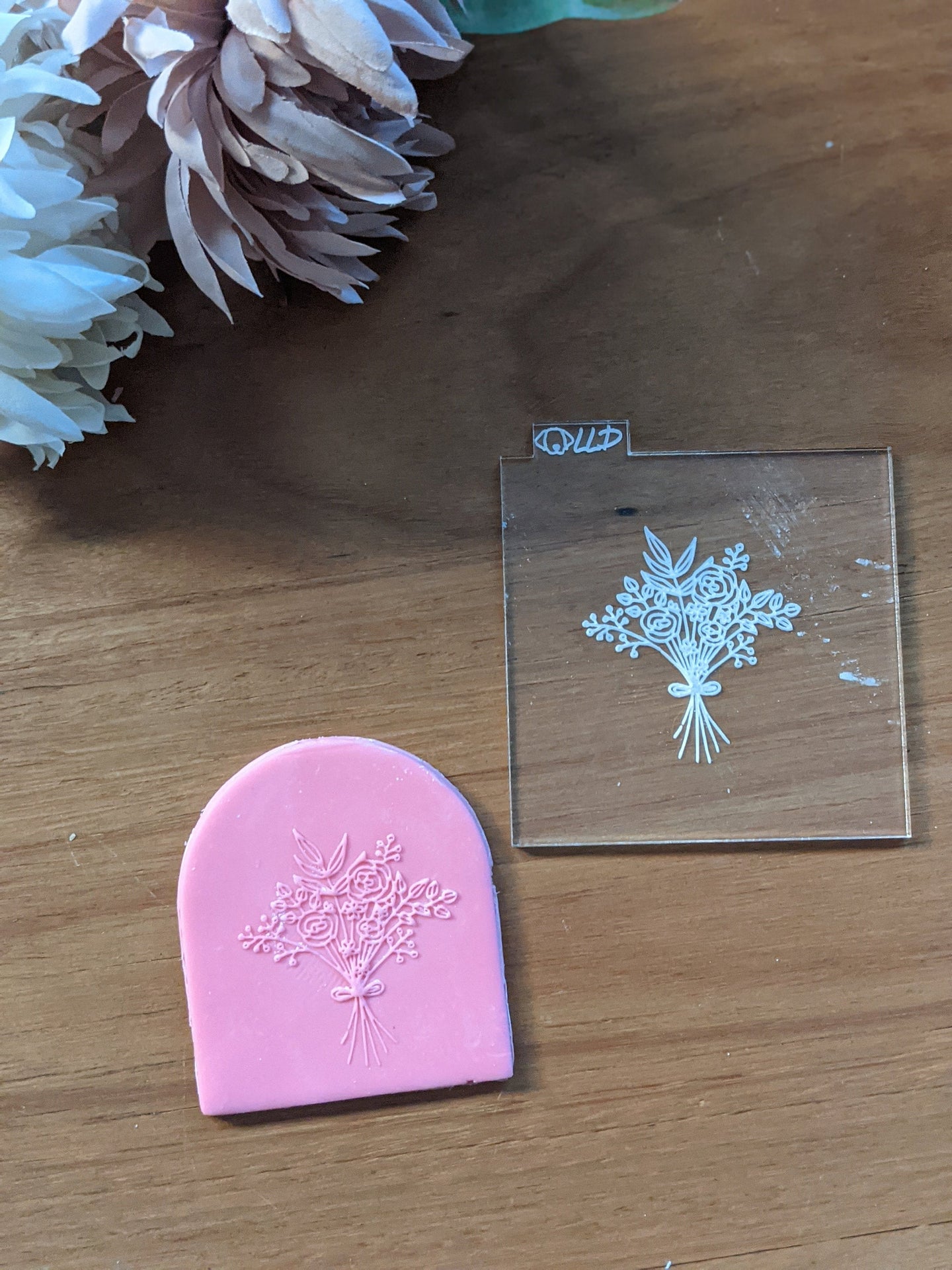 Floral Bunches Fondant debosser