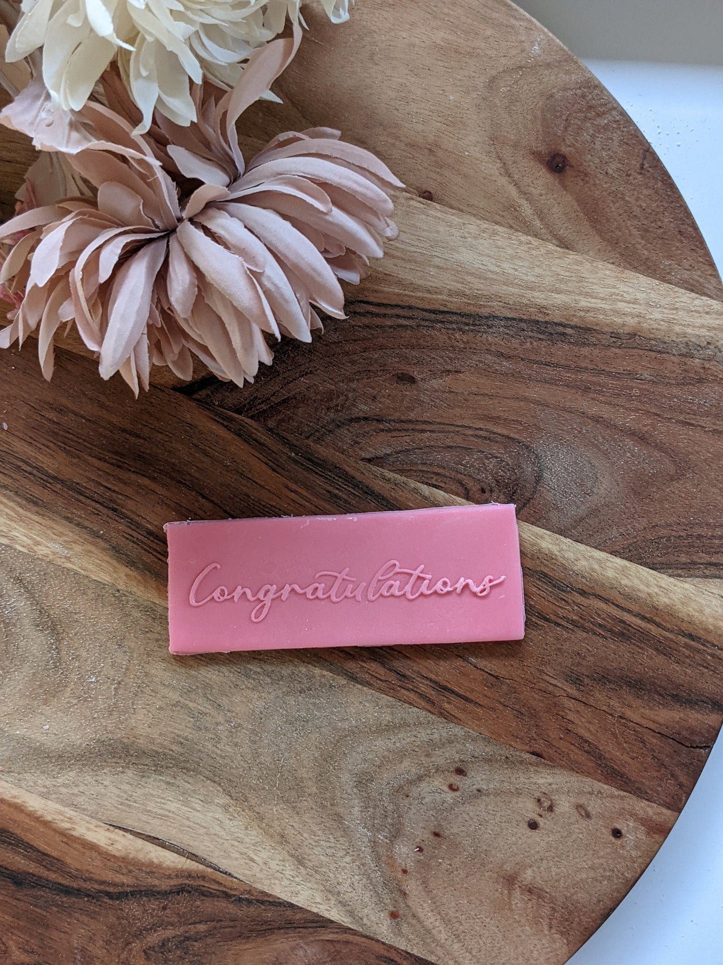 Congratulations Fondant debosser