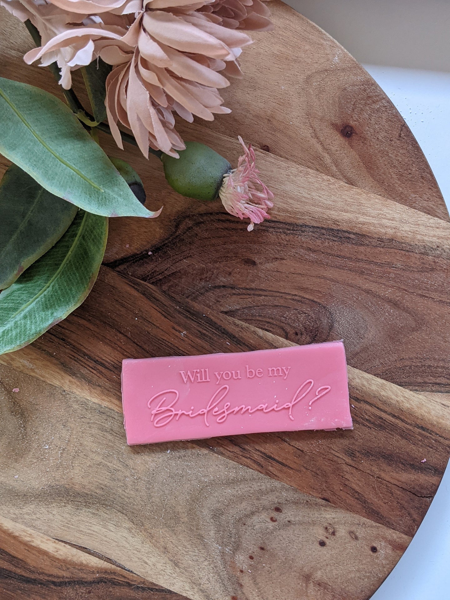 Will you be my Bridesmaid  Fondant debosser