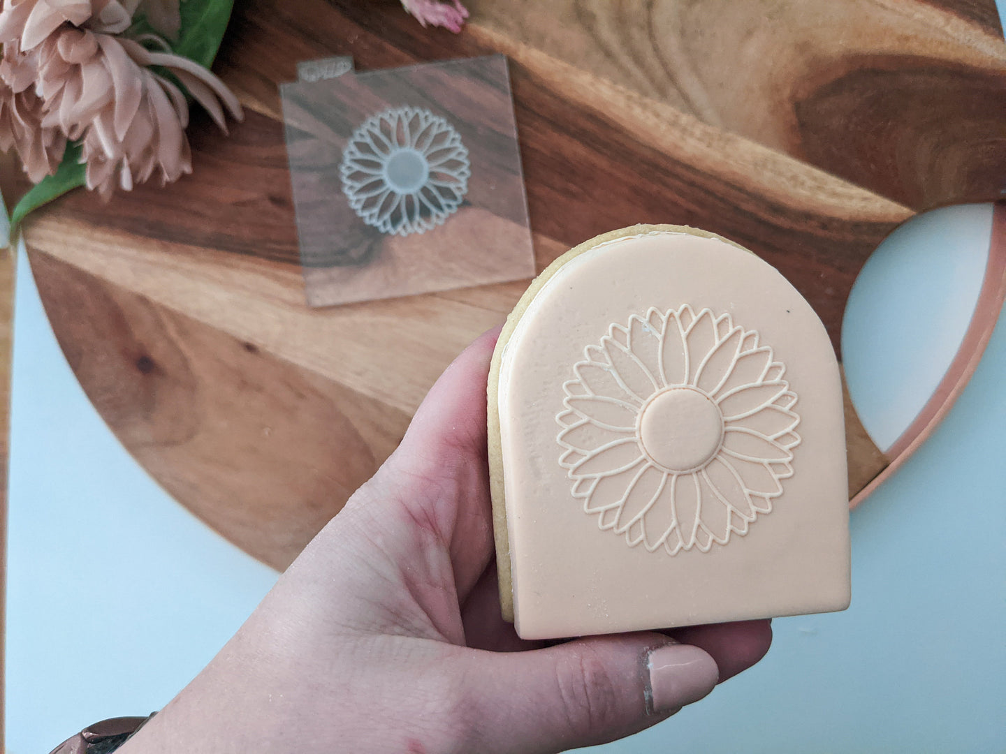 Sunflower Fondant debosser
