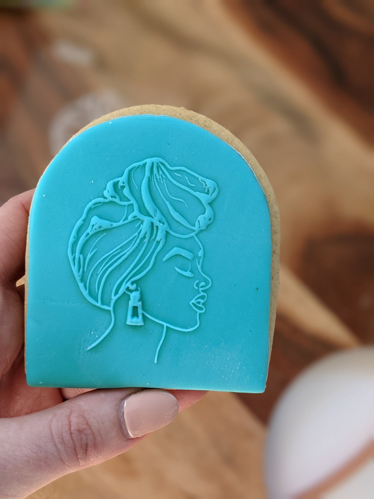 Women Face outline  Fondant debosser