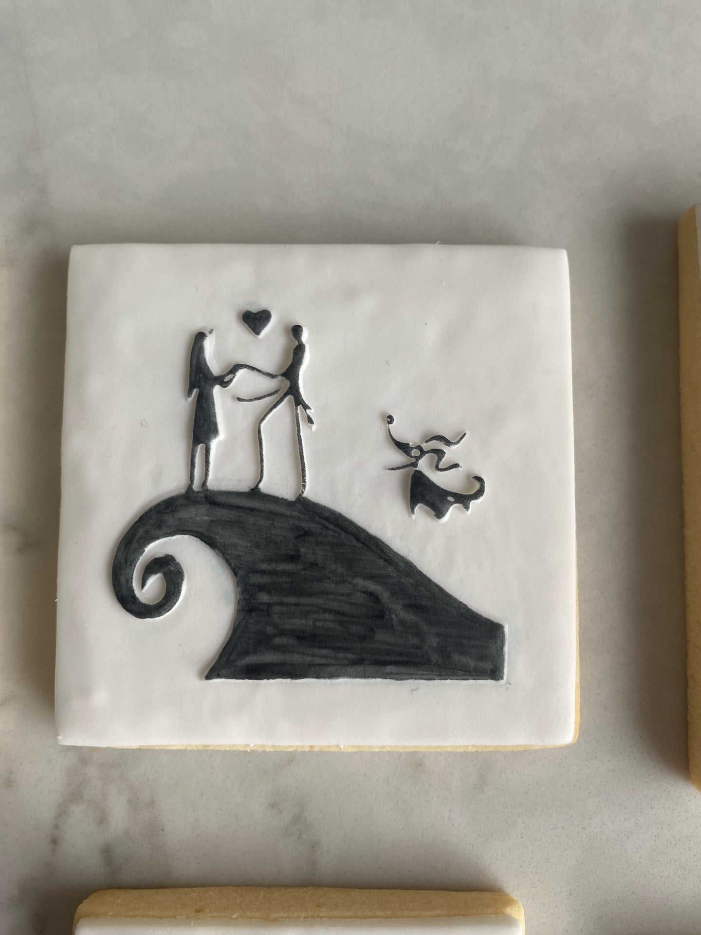 Nightmare before Christmas Hill fondant debosser
