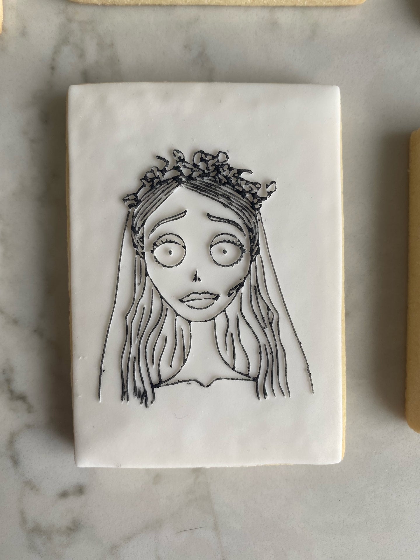 Corpse Bride Fondant debosser